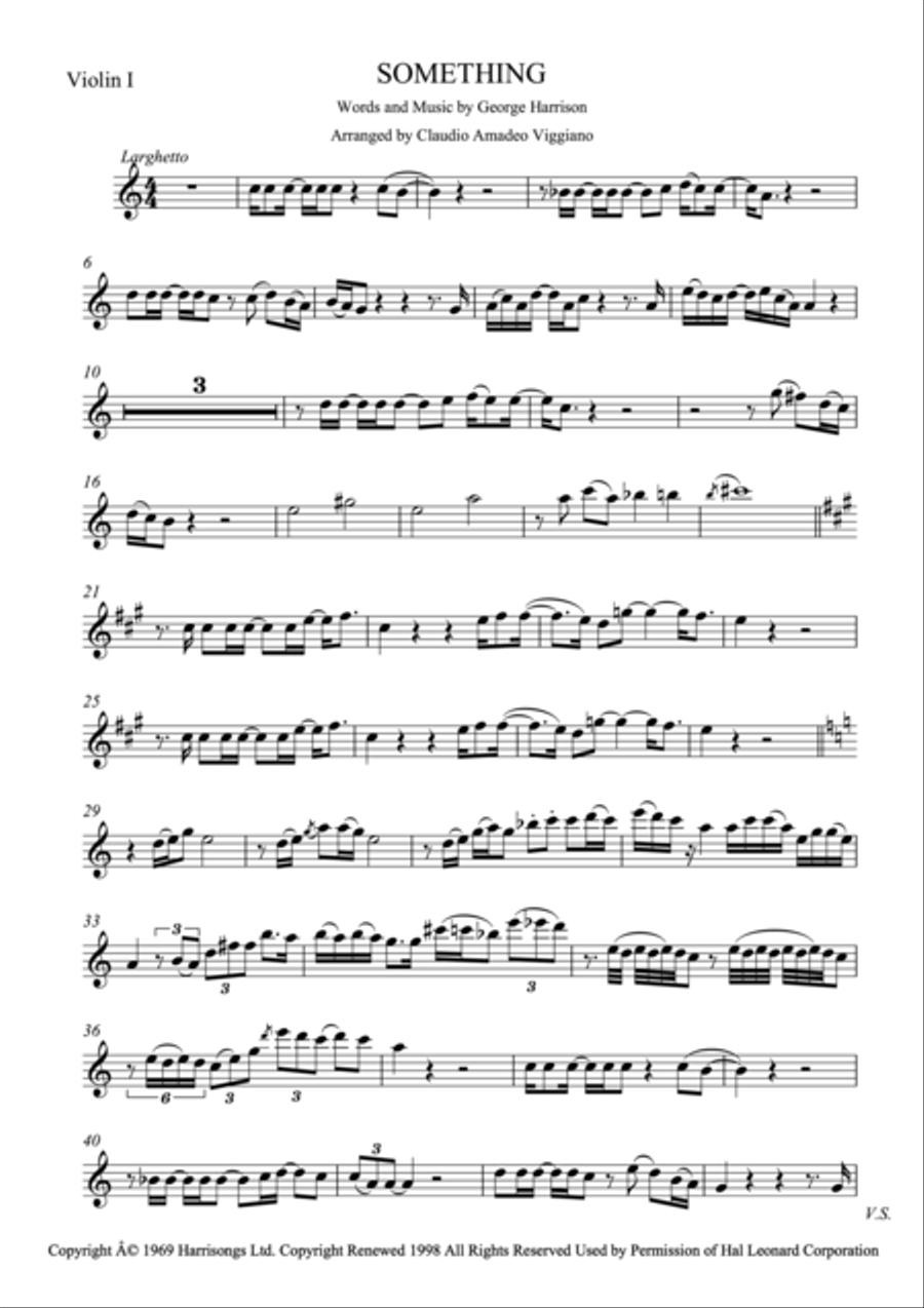 Something String Quartet scores gallery preview page 6