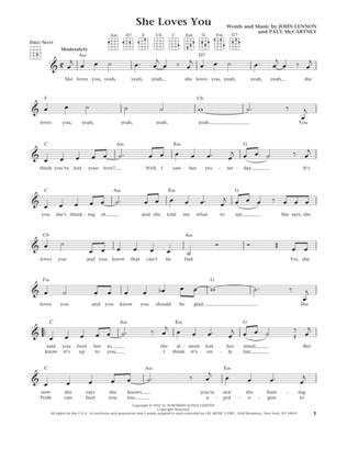 She Loves You (from The Daily Ukulele) (arr. Liz and Jim Beloff)