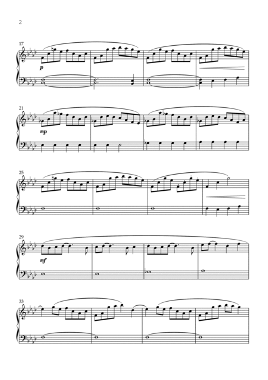 Another Medium Another Medium Easy Piano scores gallery preview page 2