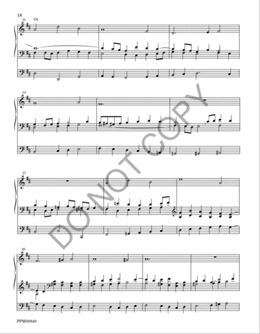 I Sing the Almighty Power of God: Organ Voluntaries on the Hymn Tunes of Ralph Vaughan Williams Volume III Organ scores gallery preview page 21