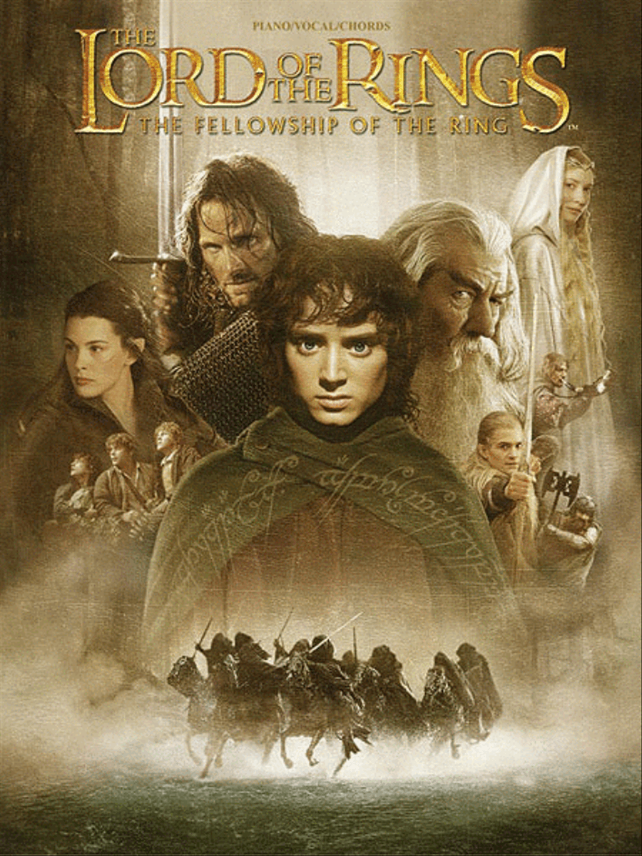 The Lord of the Rings The Fellowship of the Ring Piano, Vocal, Guitar scores gallery preview page 1