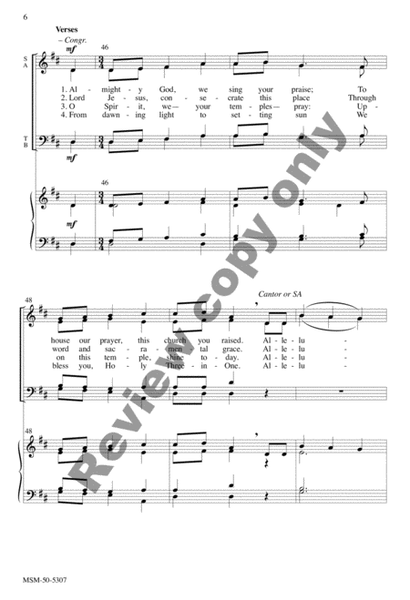 God's Dwelling Place (Choral Score) image number null