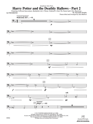 Harry Potter and the Deathly Hallows, Part 2, Symphonic Suite from: 3rd Trombone