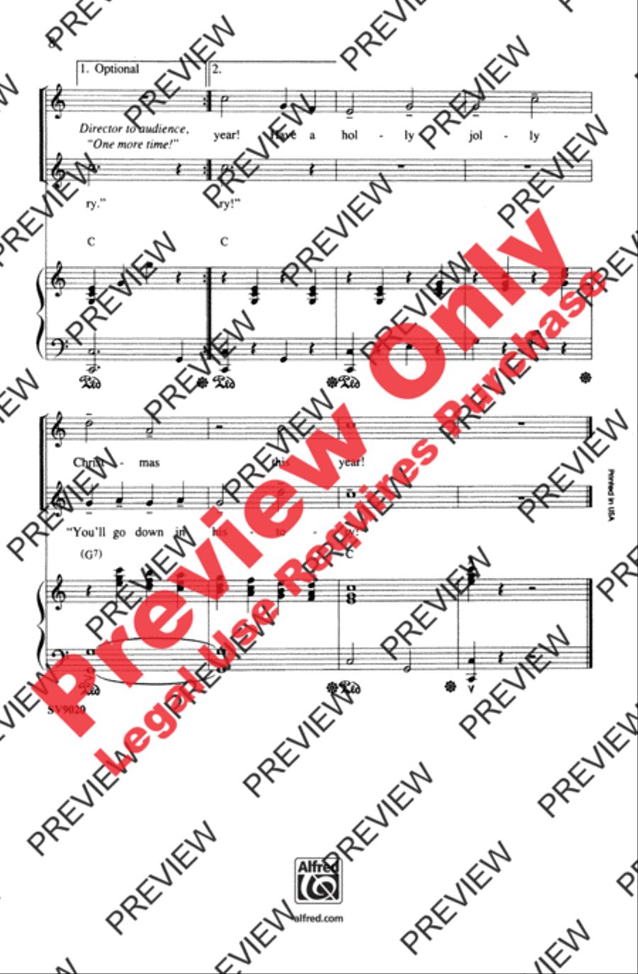 A Holly Jolly Holiday 2-Part scores gallery preview page 8