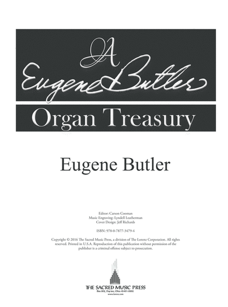 A Eugene Butler Organ Treasury