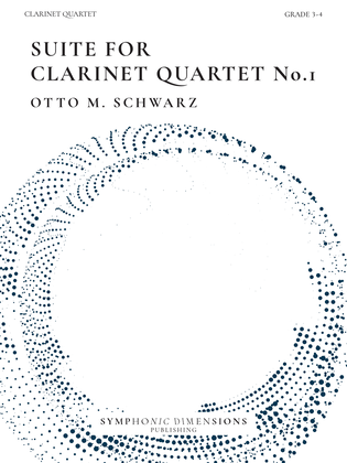 Book cover for Suite for Clarinet Quartet No. 1