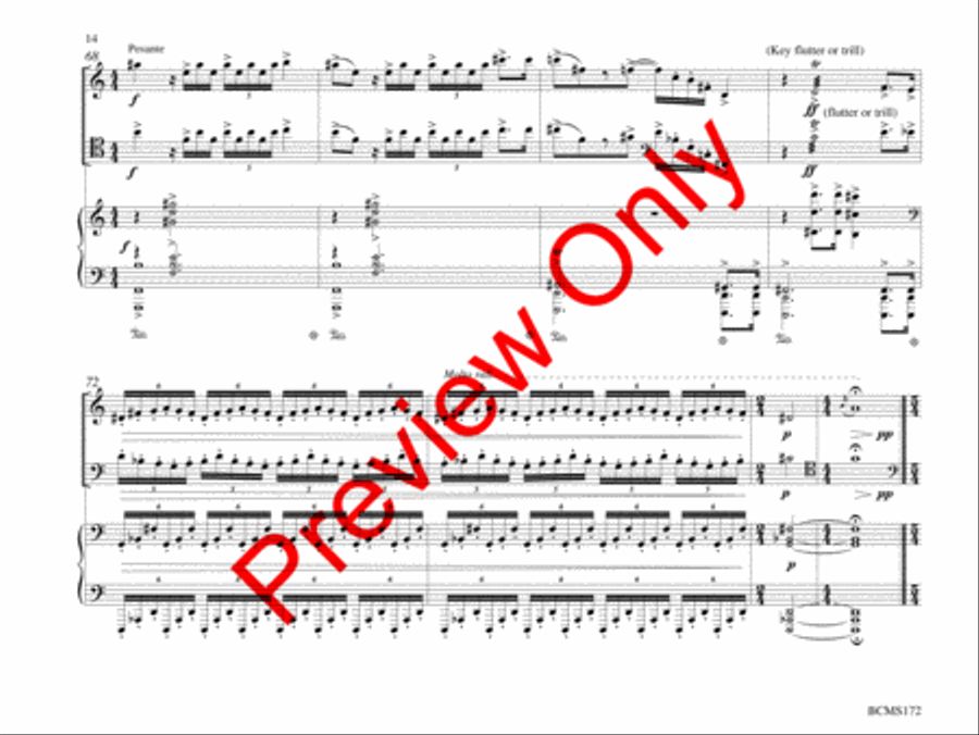 Journey Toward the Eternal Flame Bassoon scores gallery preview page 15