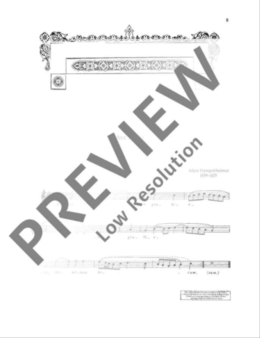 Ave Maria Choir scores gallery preview page 6