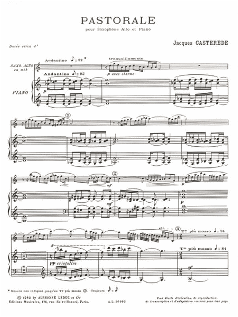 Pastorale Pastorale Collection / Songbook scores gallery preview page 2