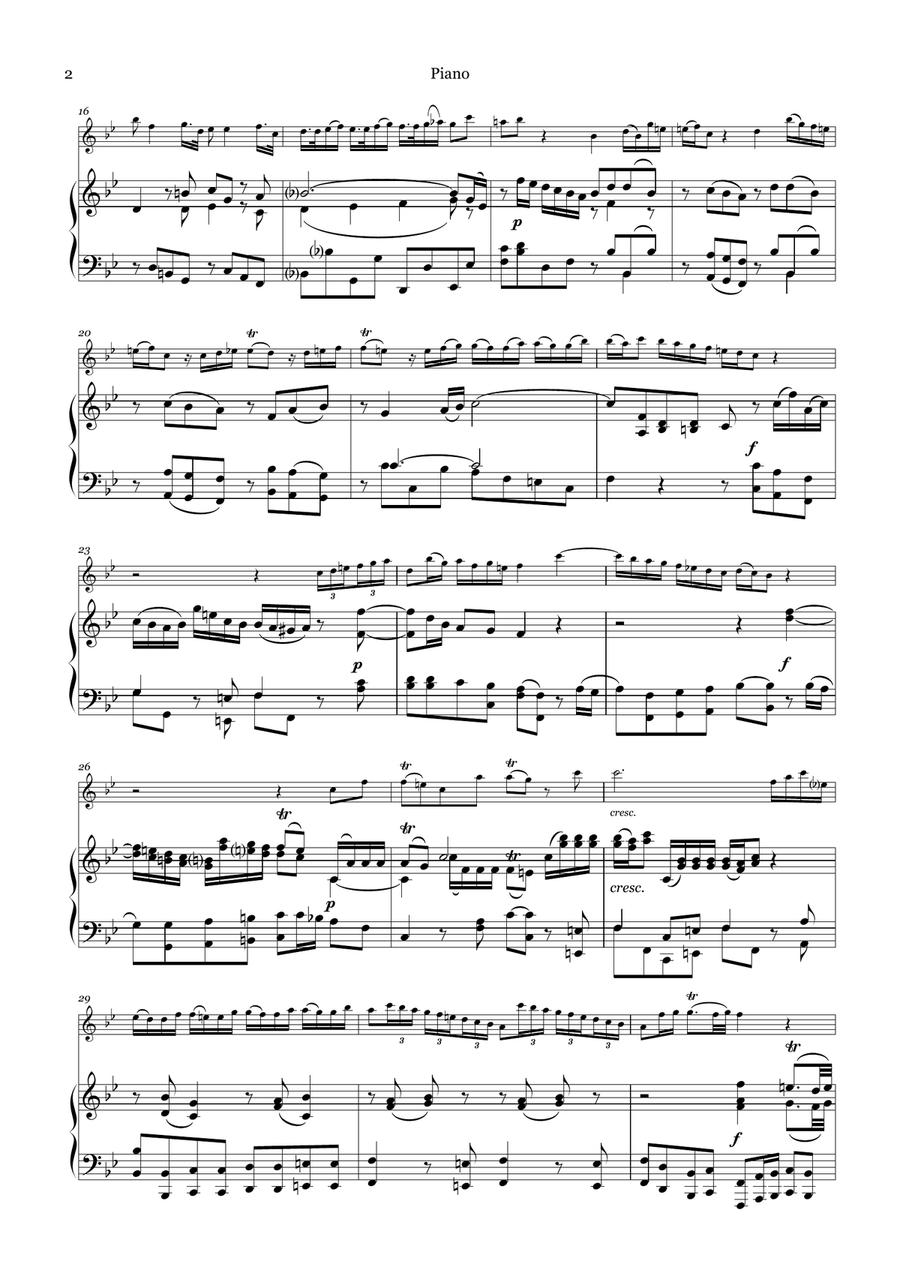 Concerto Trumpet Solo scores gallery preview page 4