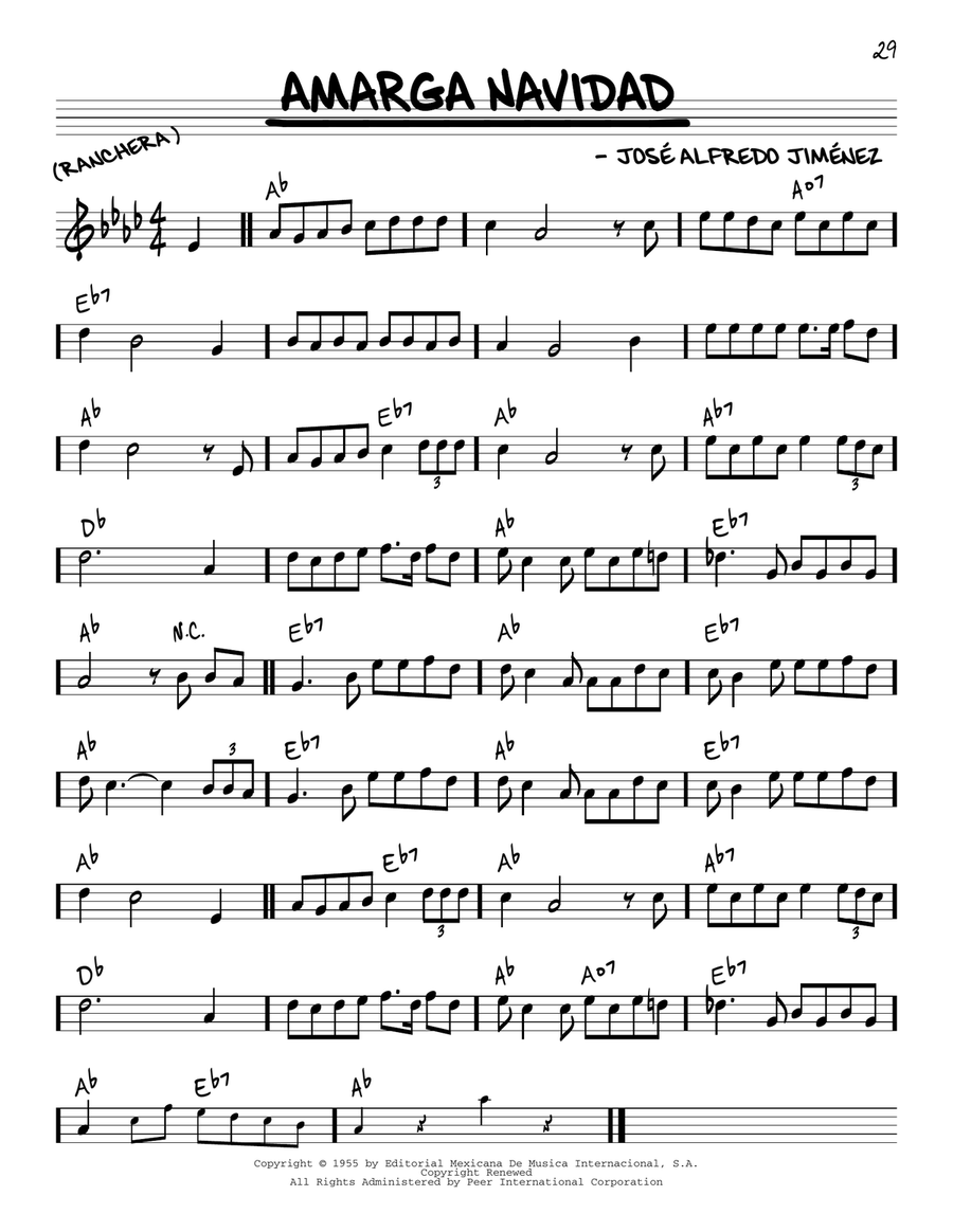 Amarga Navidad Amarga Navidad Piano scores gallery preview page 1