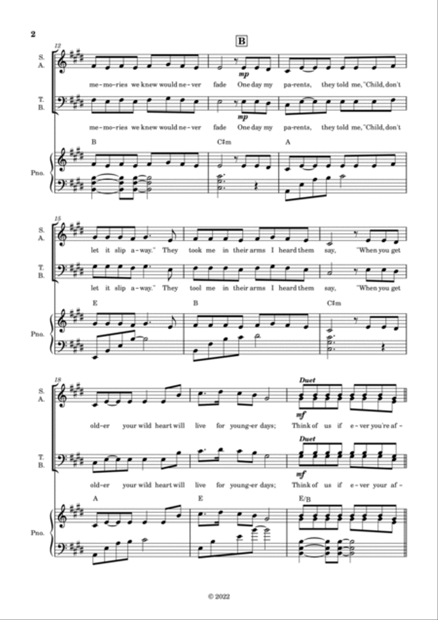 The Nights 4-Part scores gallery preview page 2