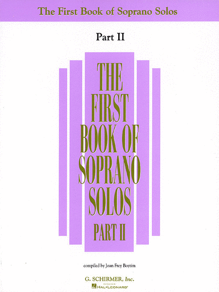 The First Book of Soprano Solos – Part II
