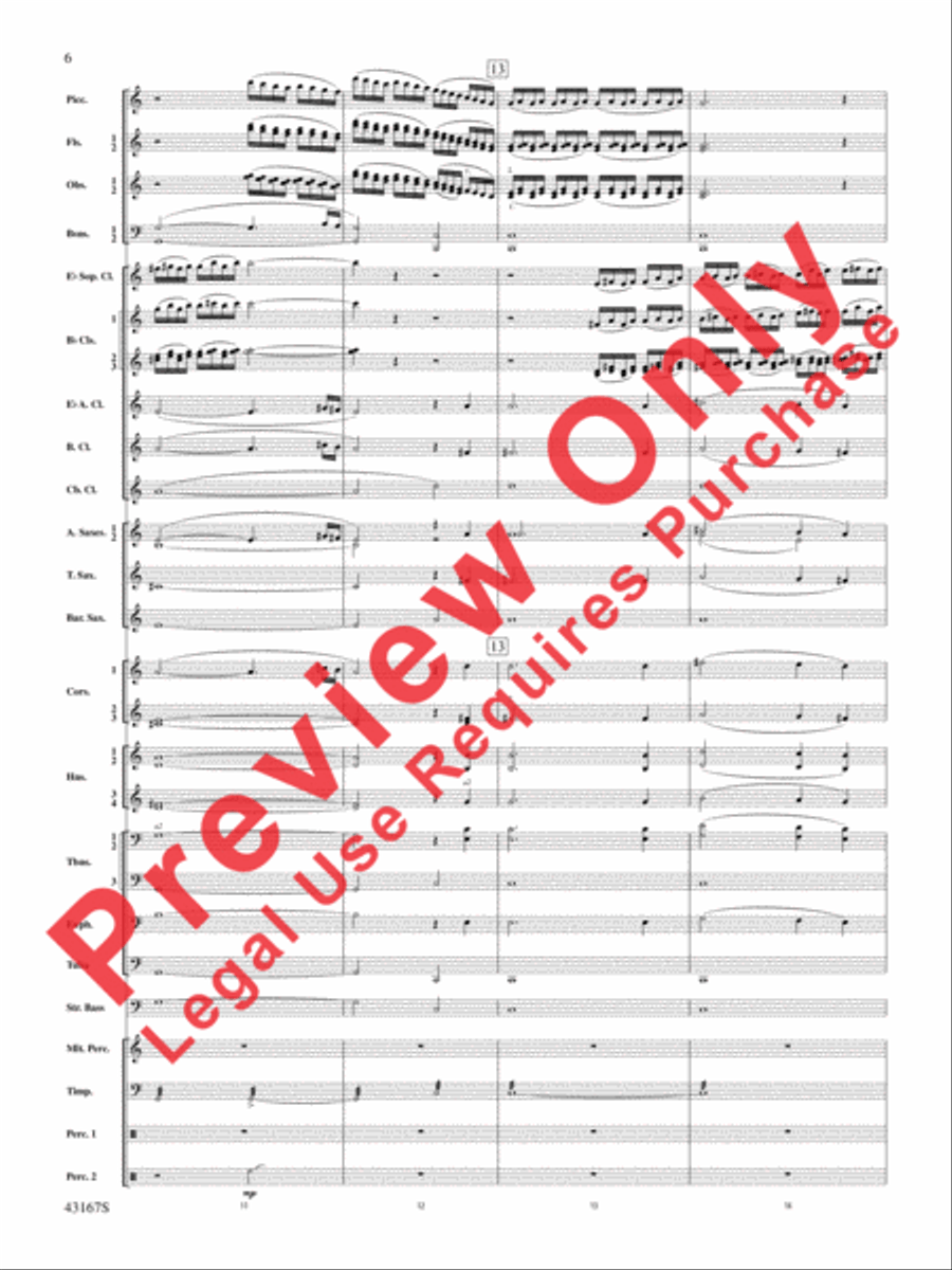 Down to the Sea in Ships (from the NBC TV Film Project 20) Concert Band scores gallery preview page 7