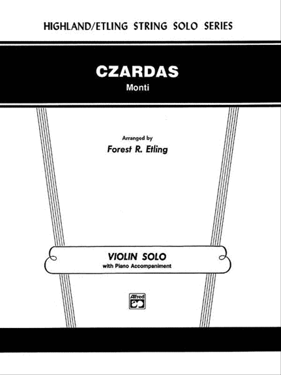 Czardas Violin Solo scores gallery preview page 1