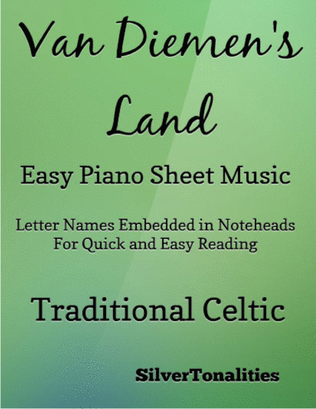 Van Diemens Land Easy Piano Sheet Music