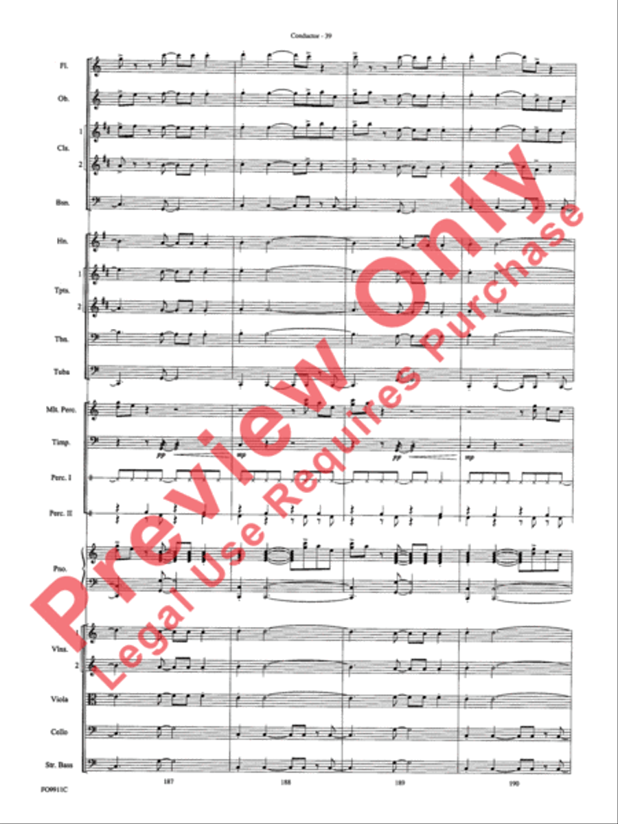 A Charlie Brown Christmas Full Orchestra scores gallery preview page 42