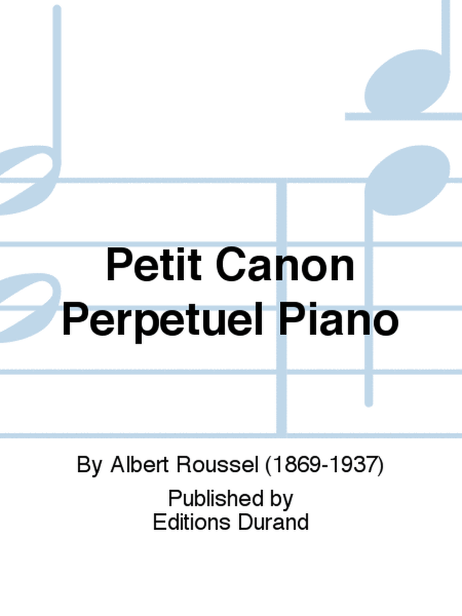 Petit Canon Perpetuel Piano