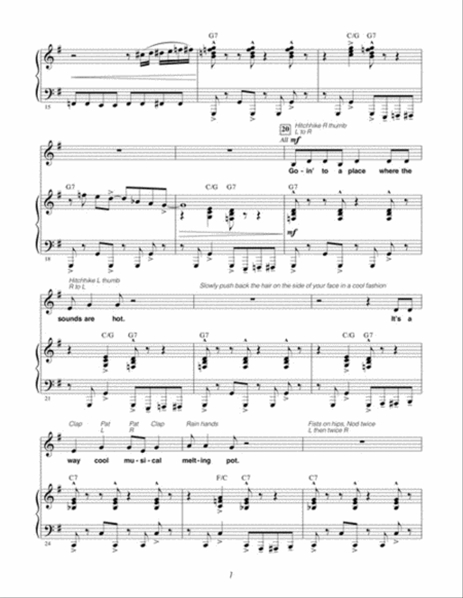 Bremen Town Jam! Choir scores gallery preview page 4