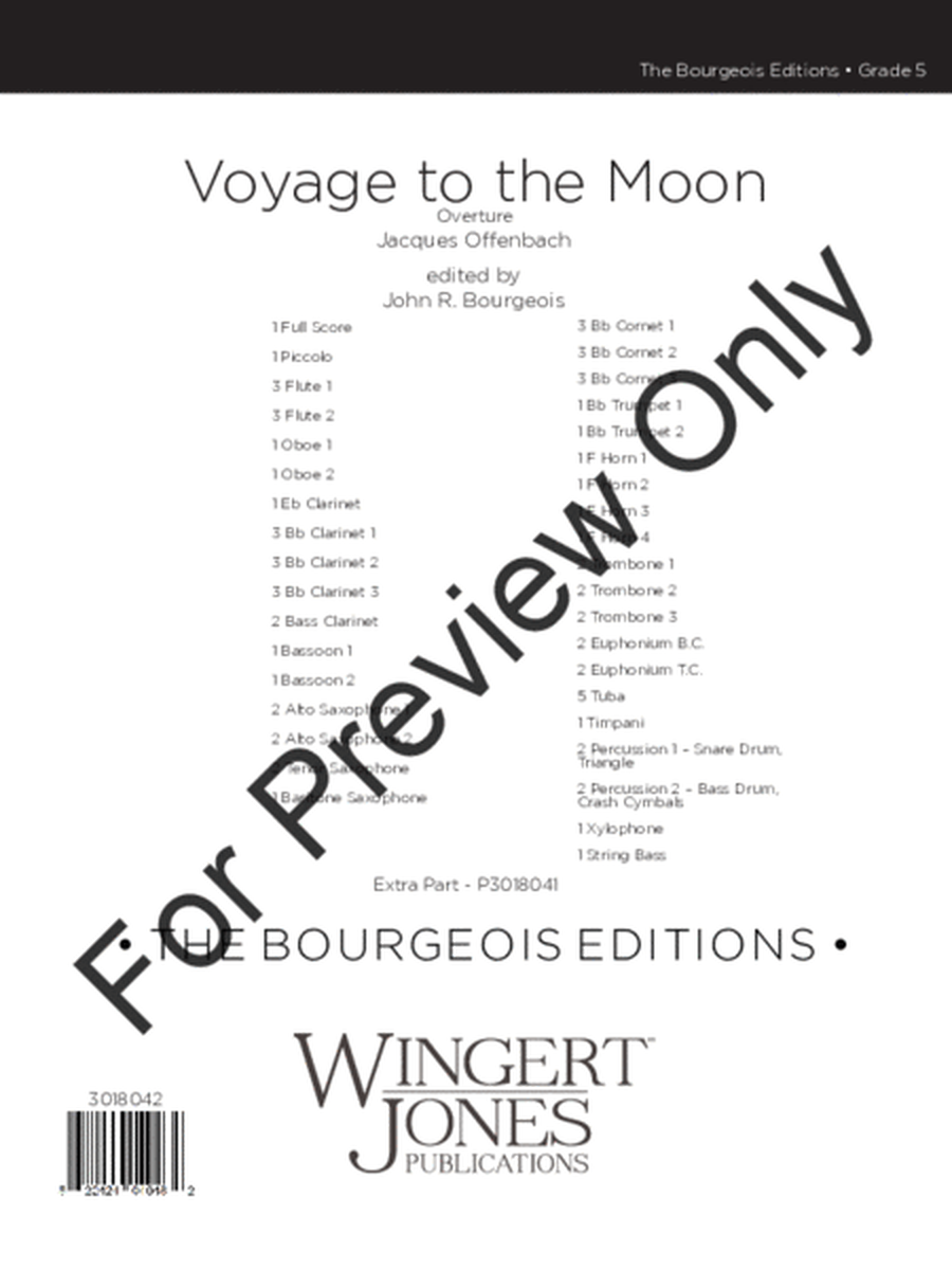 Voyage to the Moon - Full Score