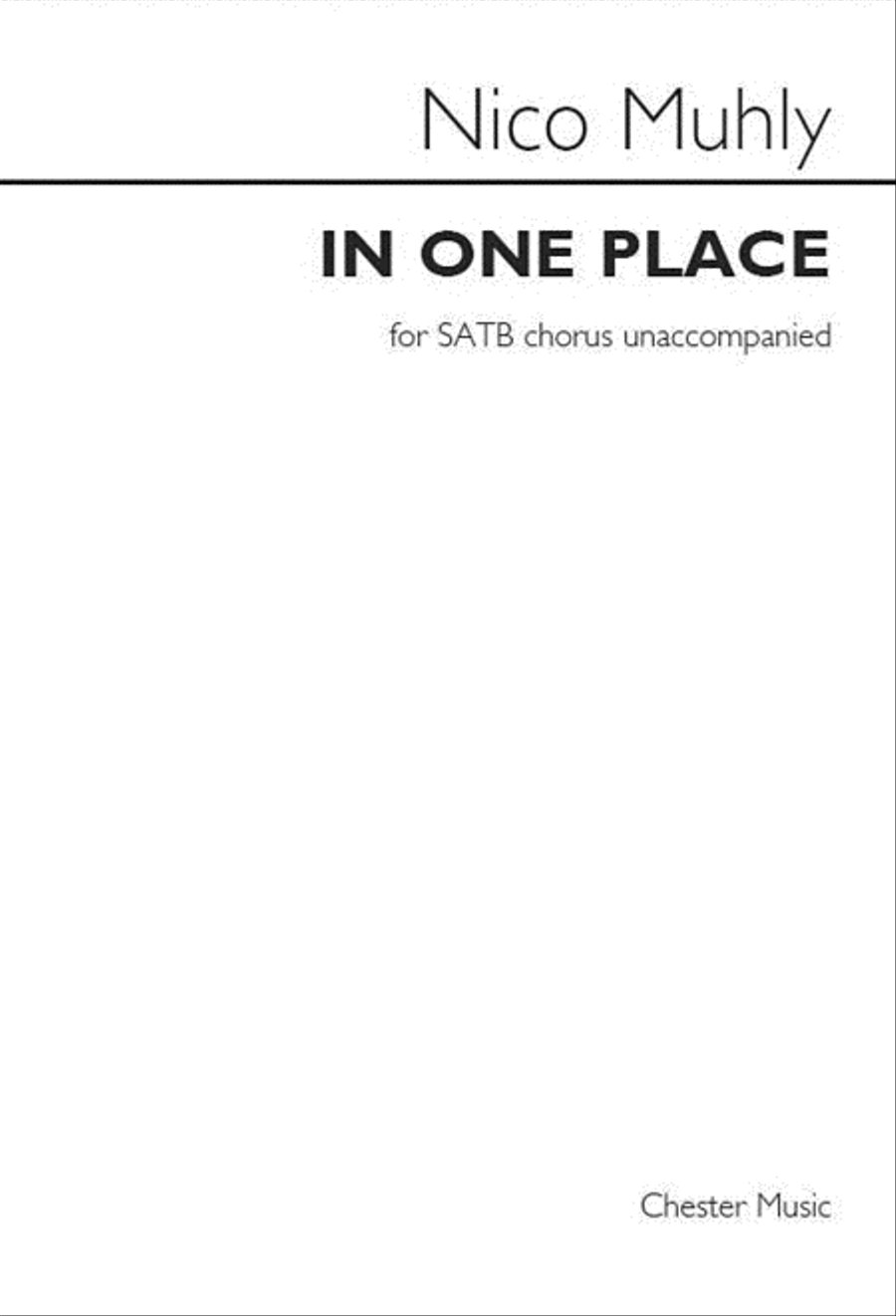 In One Place 4-Part scores gallery preview page 1