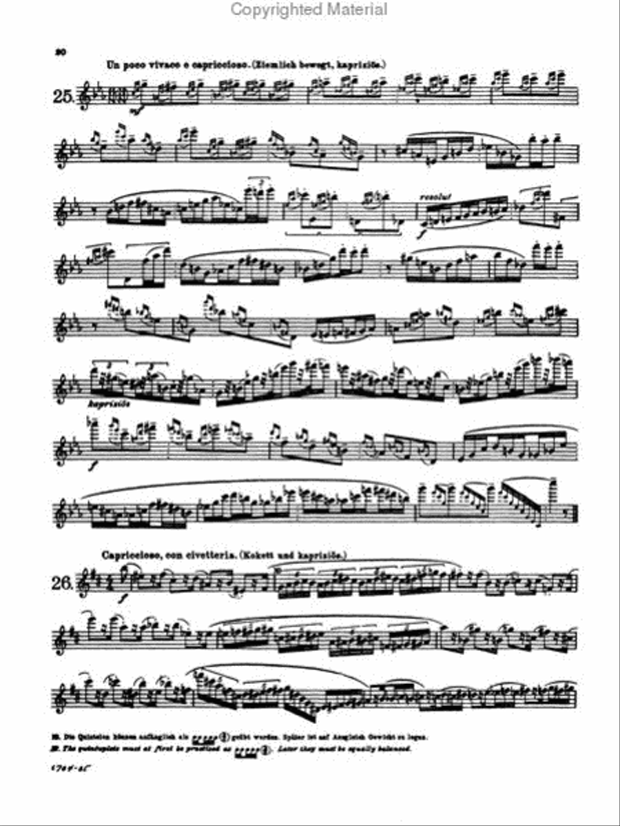 30 Caprices for Flute