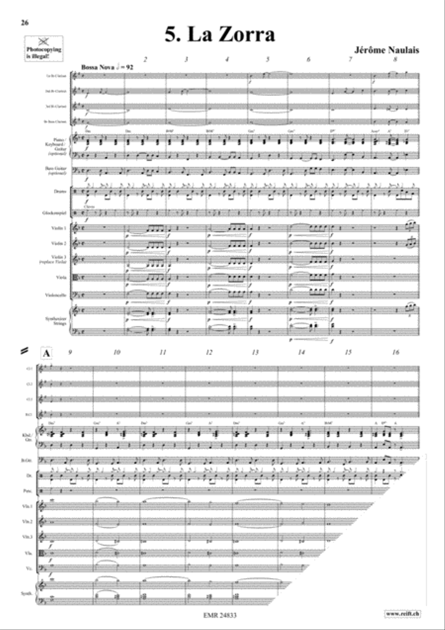 Play With Your Band Volume 3 Clarinet Quartet scores gallery preview page 7