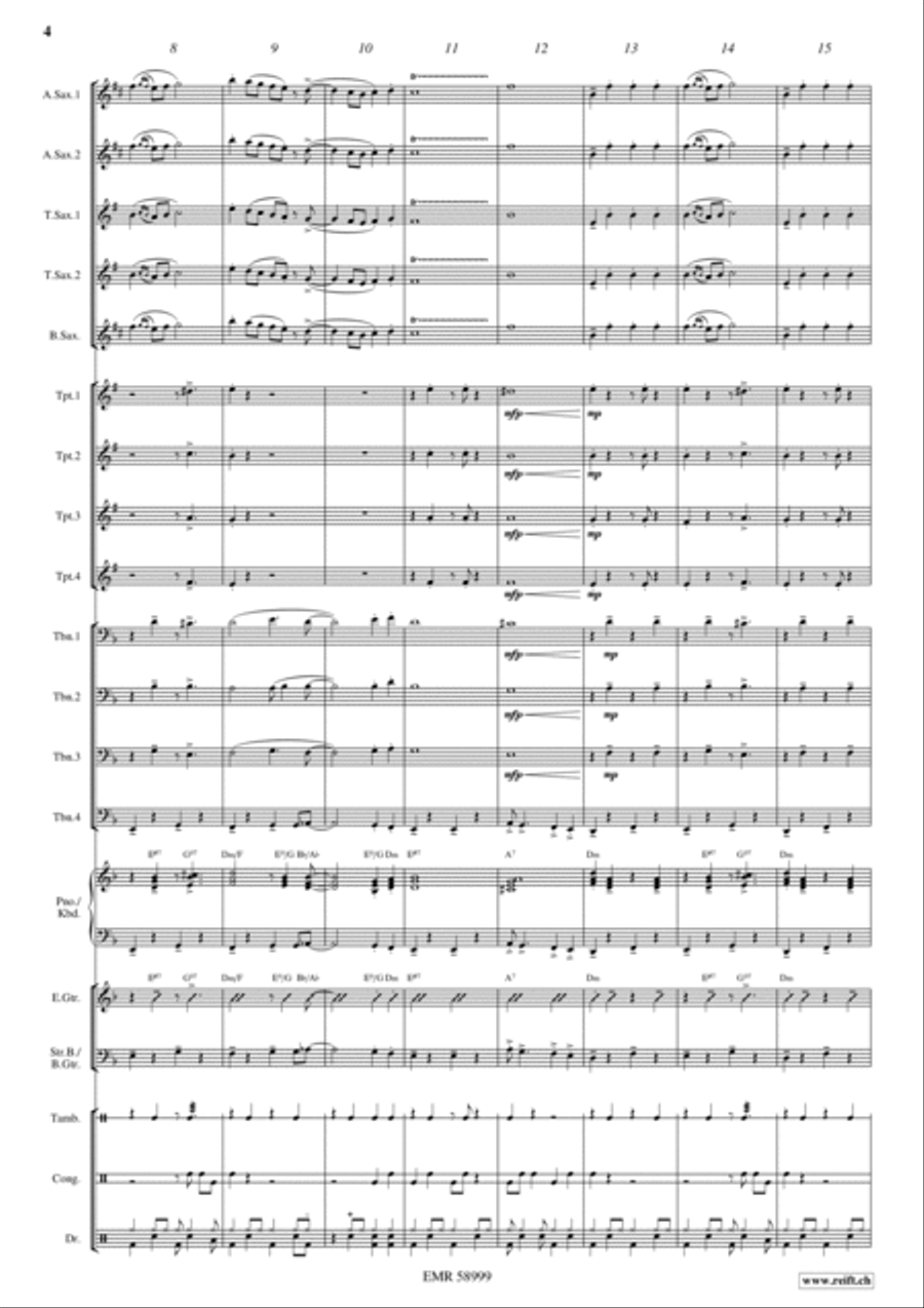 La Cinquantaine Big Band scores gallery preview page 4
