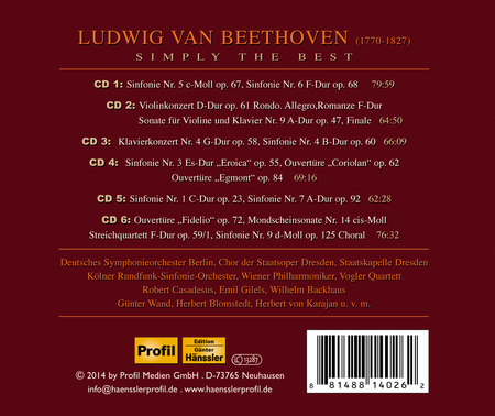 Beethoven - Simply the Best [Box Set]