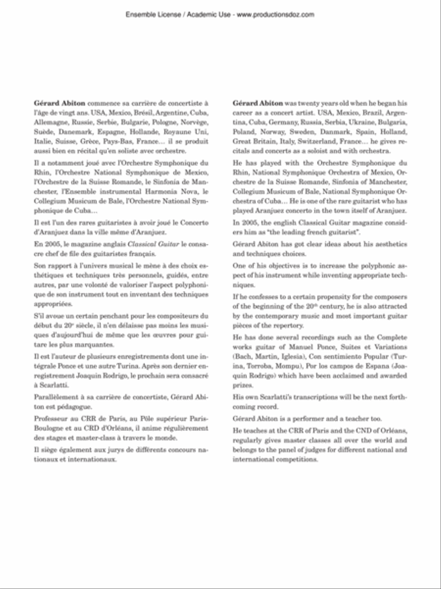 2 Sonates, vol. 1, K. 386, 232 Classical Guitar scores gallery preview page 3