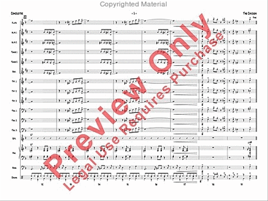The Chicken Jazz Ensemble scores gallery preview page 8