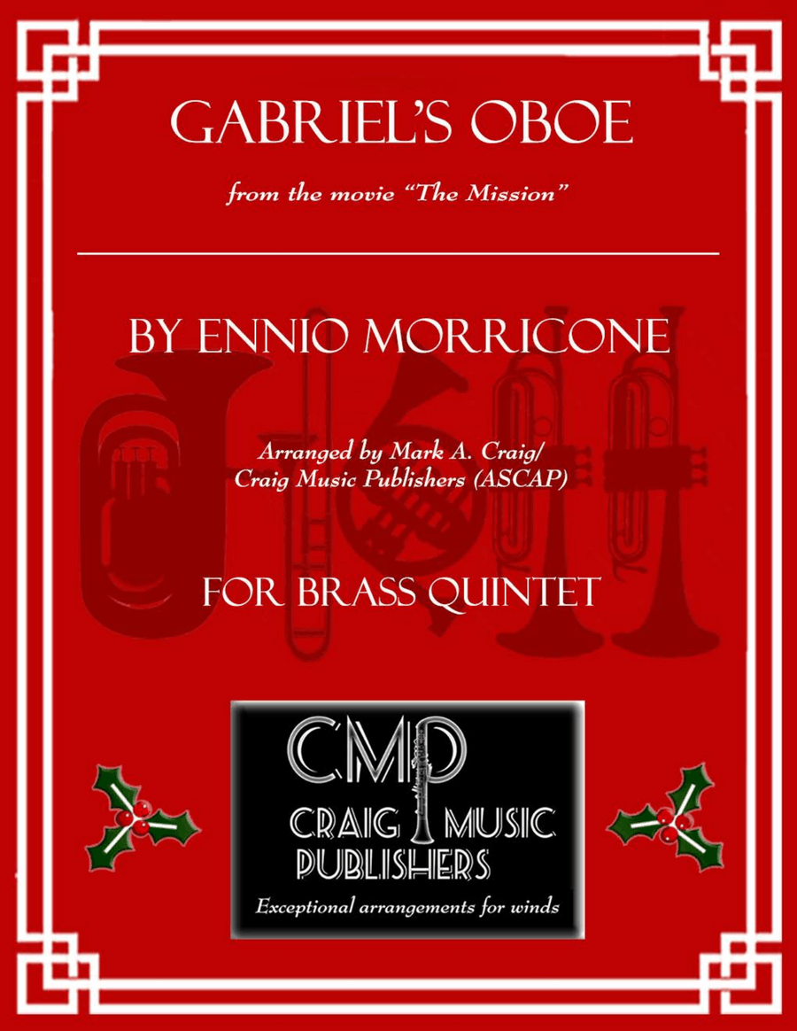 Gabriel's Oboe Brass Quintet scores gallery preview page 1