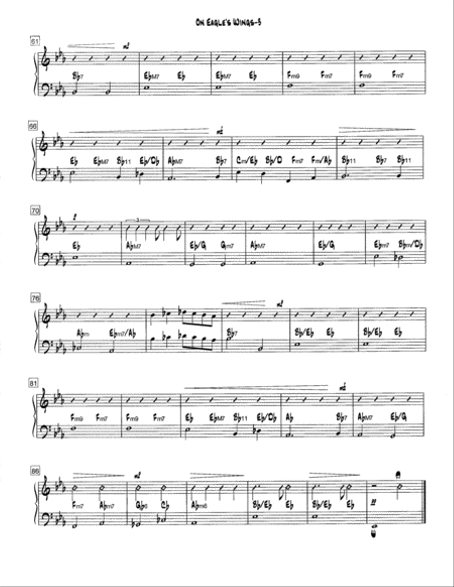 On Eagle's Wings 4-Part scores gallery preview page 8