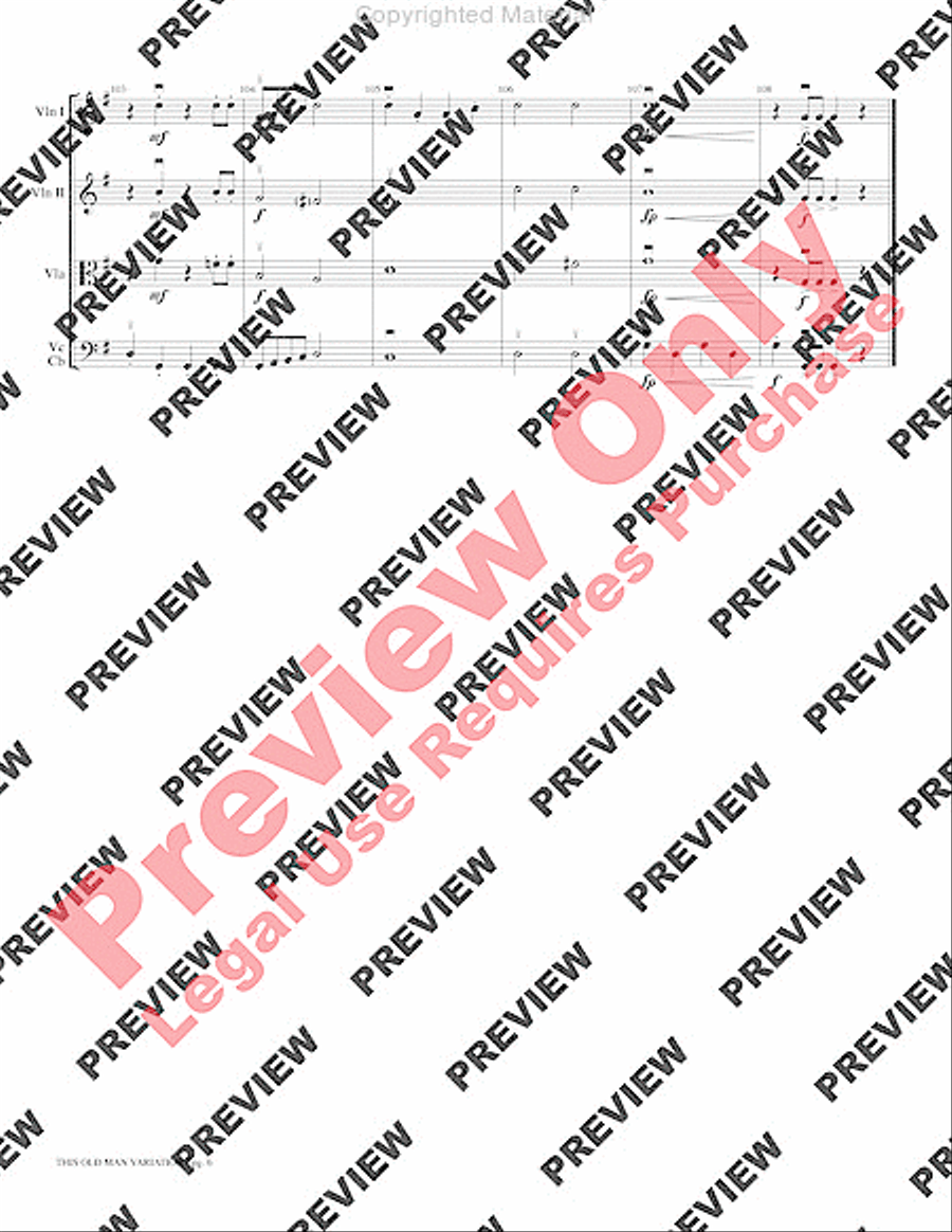 This Old Man Variations This Old Man Variations String Orchestra scores gallery preview page 9