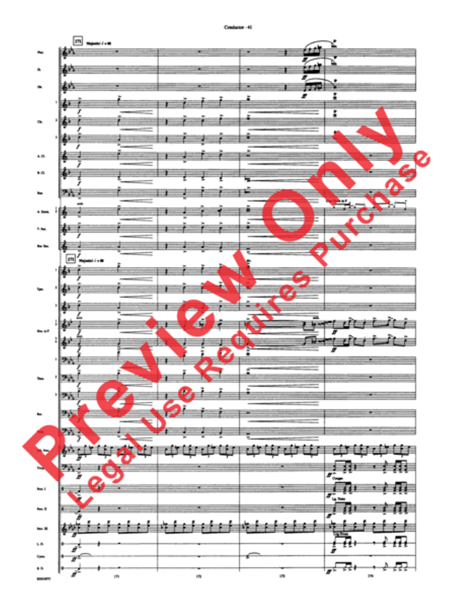 Africa: Ceremony, Song, and Ritual Concert Band scores gallery preview page 44