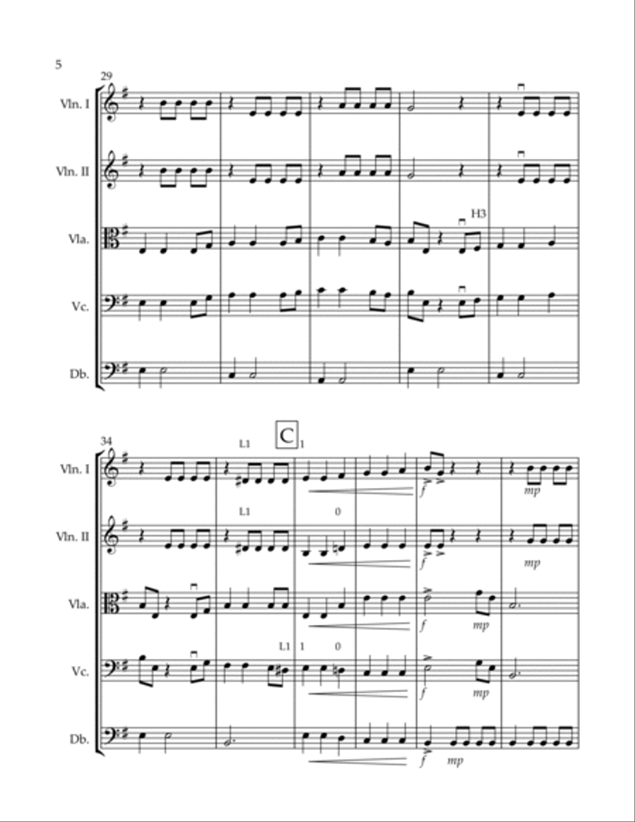 He's A Pirate String Orchestra scores gallery preview page 5