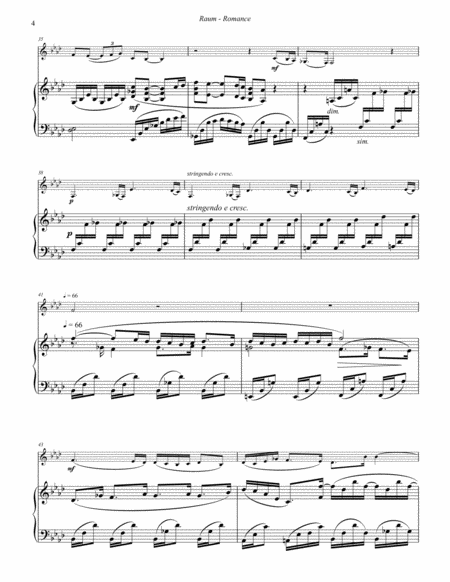 Romance for Solo Instrument with Piano accompaniment image number null