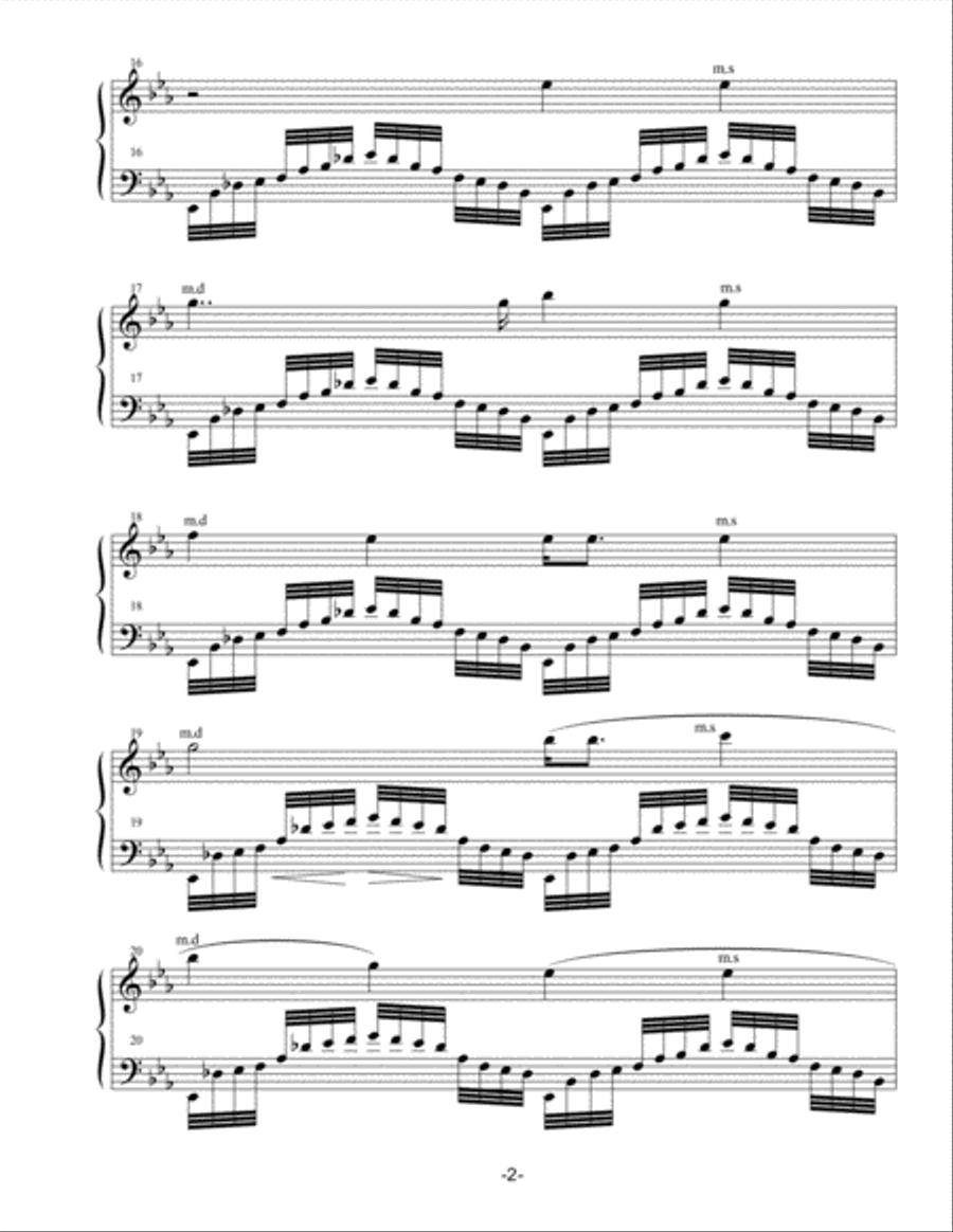 Lord I Want to Be a Christian Piano Solo scores gallery preview page 2
