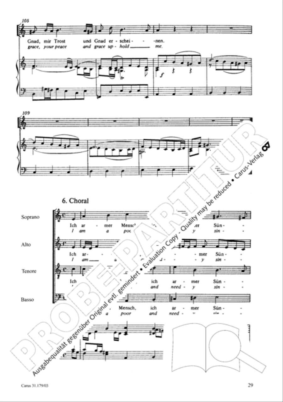 Be aware, your fear of God may turn to heresy (Siehe zu, dass deine Gottesfurcht nicht Heuchelei sei) STB scores gallery preview page 30