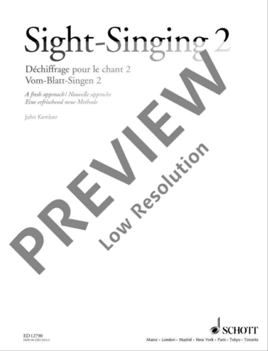 Sight-Singing 2 Voice scores gallery preview page 2