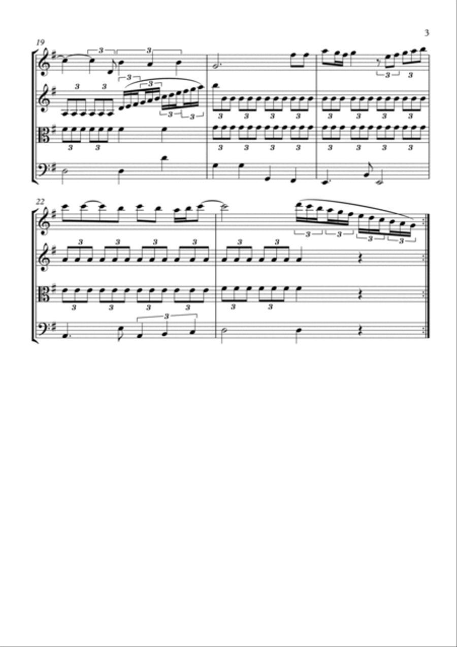 The Wonder Of You String Quartet scores gallery preview page 3