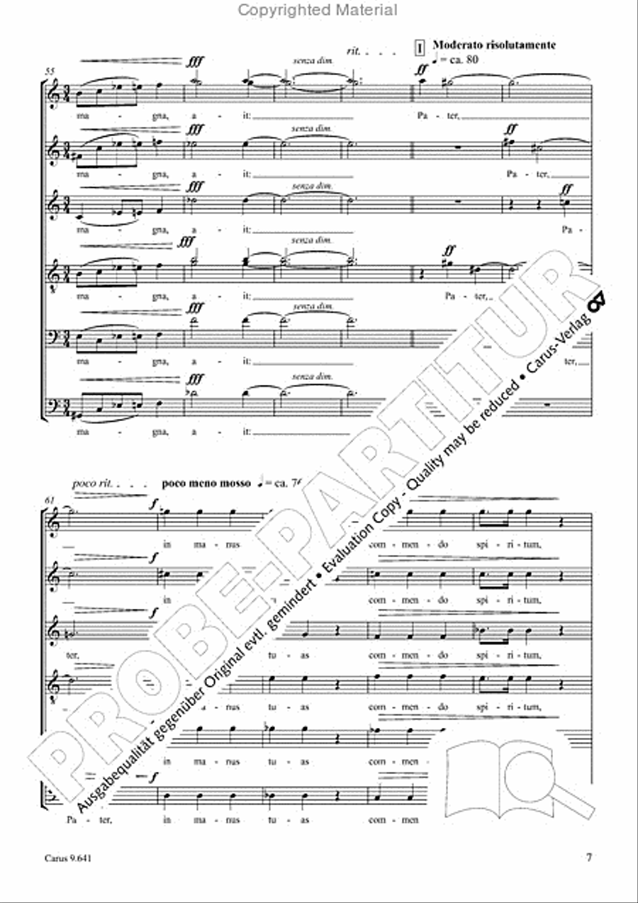 Tenebrae factae sunt SSATBB scores gallery preview page 8