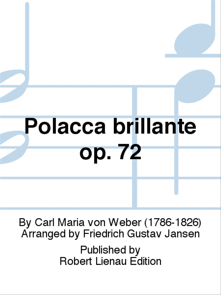 Polacca brillante op. 72 Piano scores gallery preview page 1