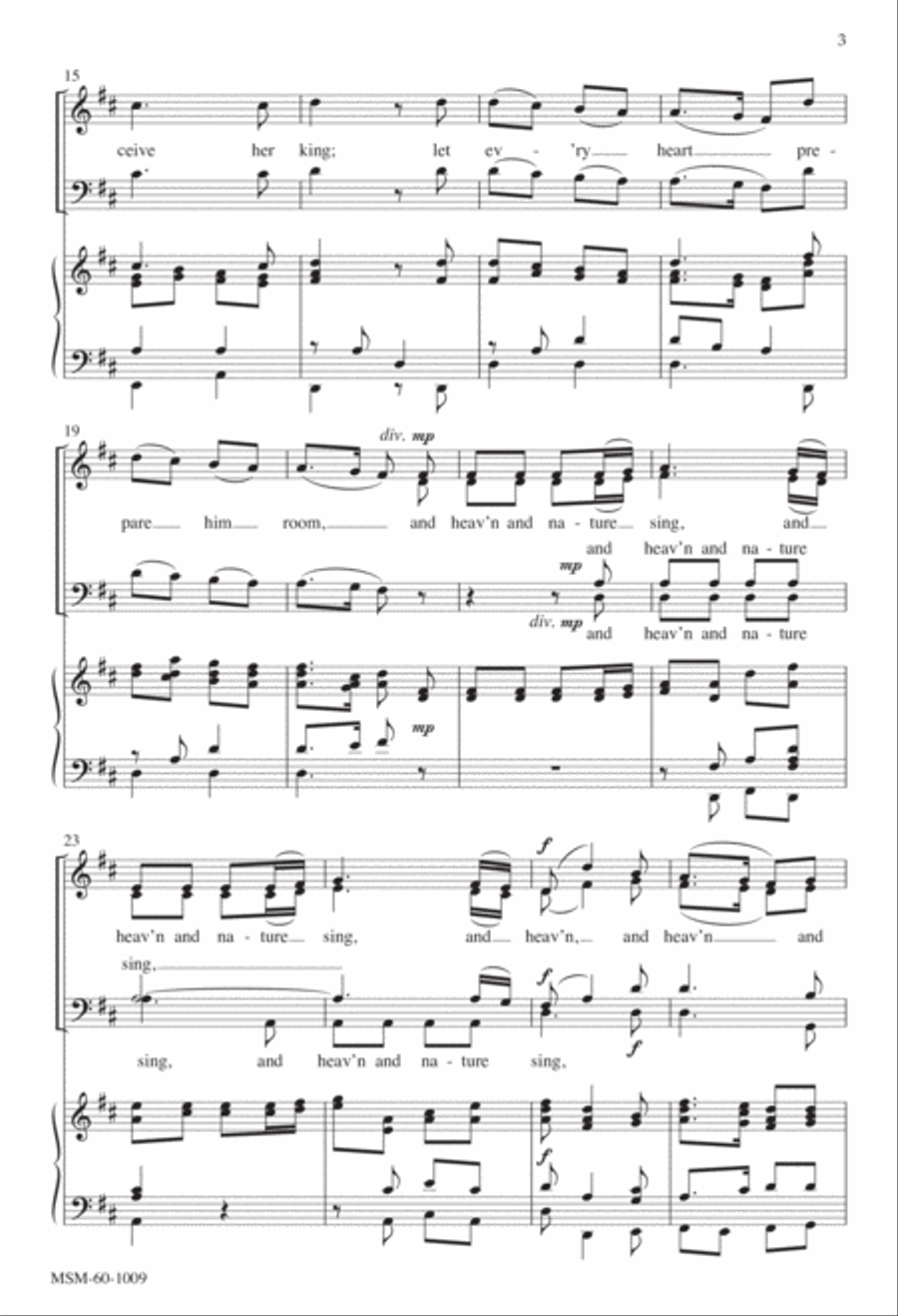 Joy to the World 4-Part scores gallery preview page 2