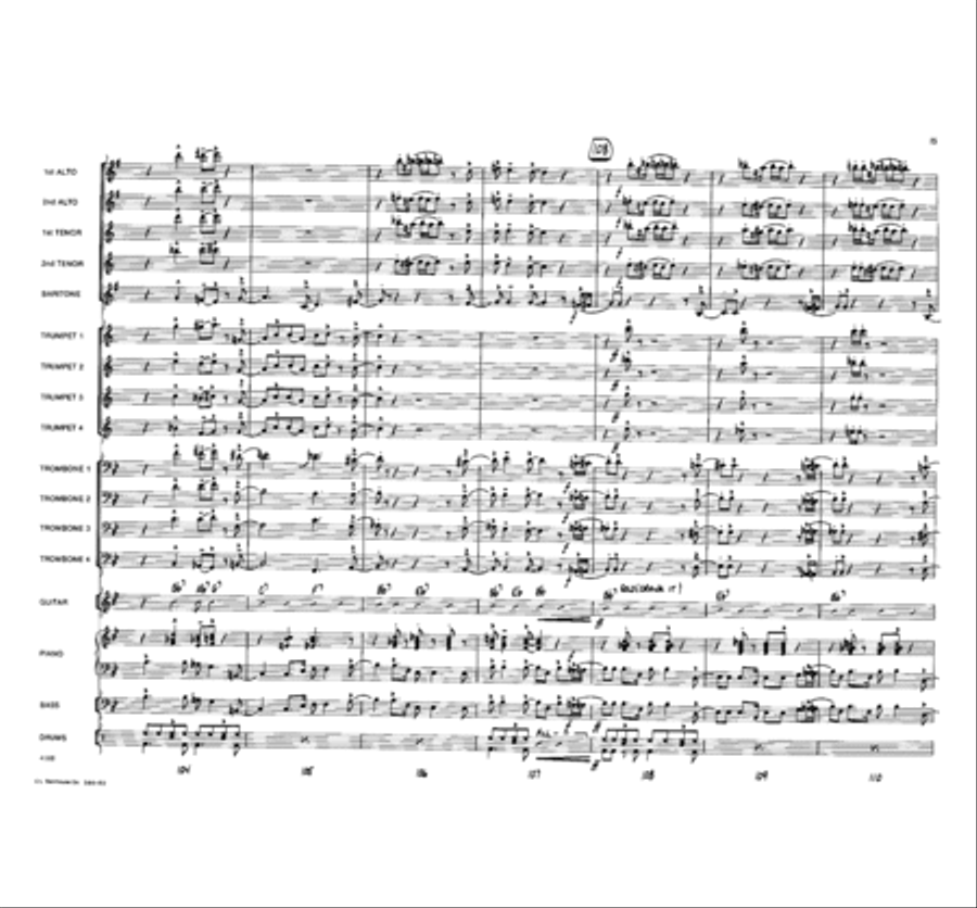 Soul Sister Jazz Ensemble scores gallery preview page 15