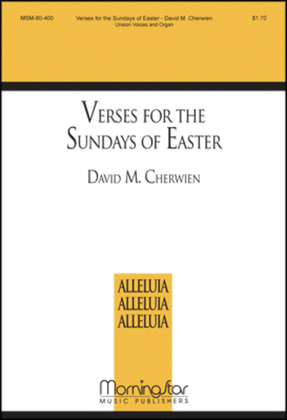 Book cover for Verses for the Sundays of Easter