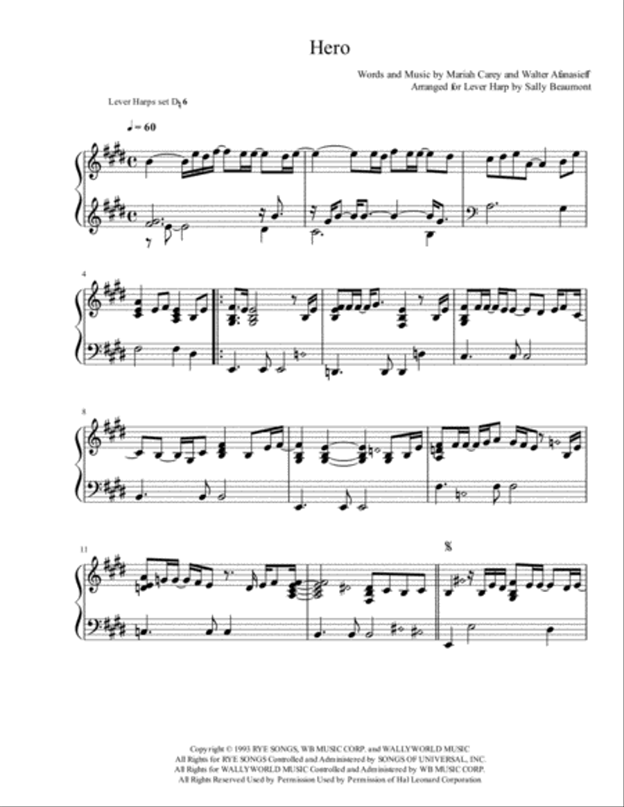 Hero Harp scores gallery preview page 1