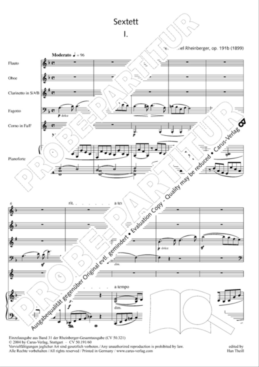 Sextet Sextet Bassoon scores gallery preview page 5