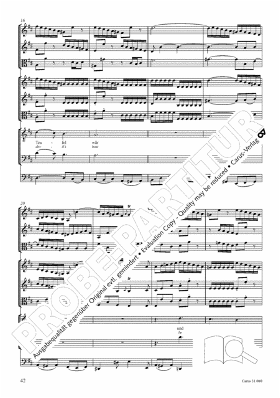 A mighty fortress is our God (Ein feste Burg ist unser Gott) 4-Part scores gallery preview page 43