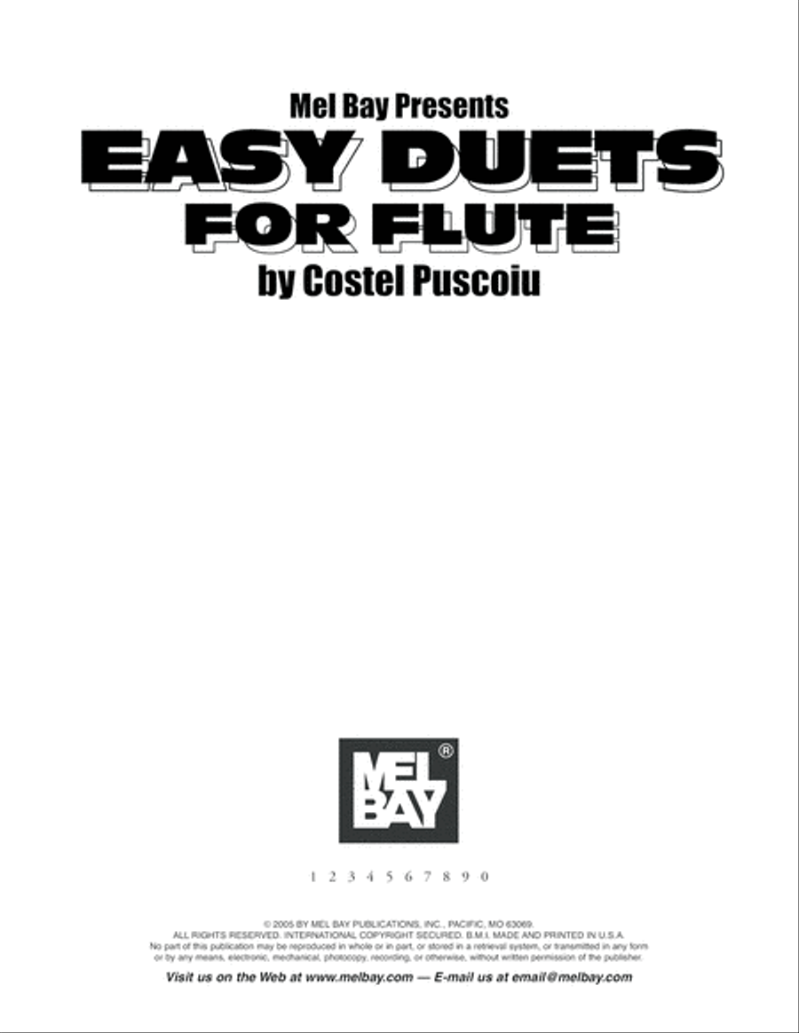 Easy Duets for Flute Woodwind Duet scores gallery preview page 2